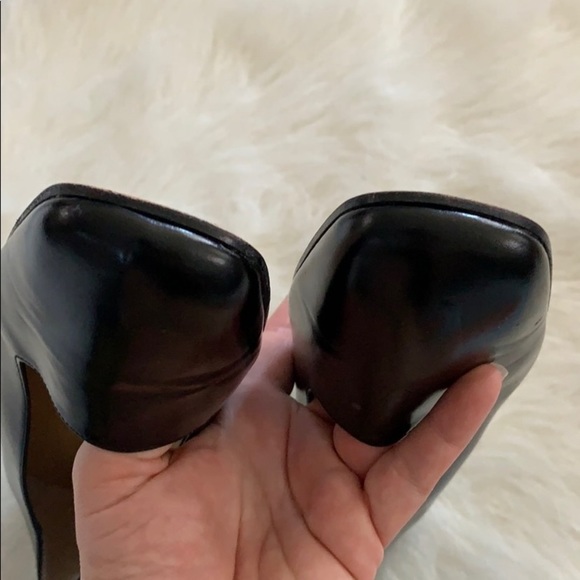 Ralph Lauren | box heel in black leather - Picture 6 of 11